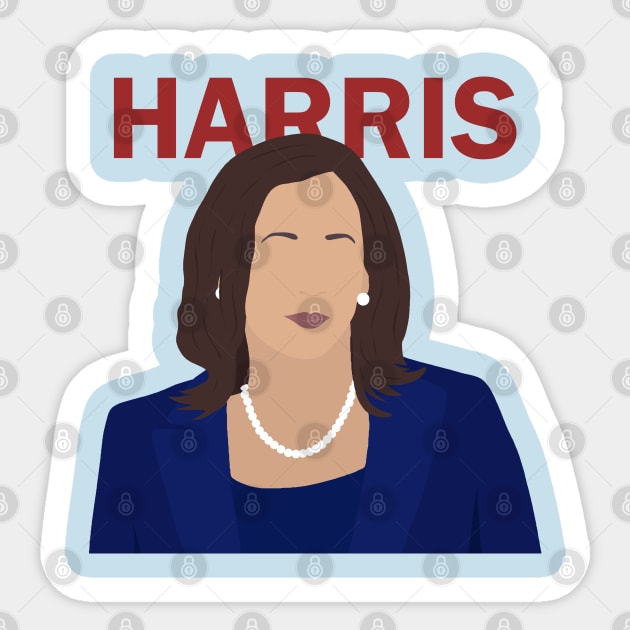 Kamala Harris Sticker by valentinahramov